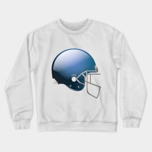 Original Football Helmet In Navy Color Crewneck Sweatshirt